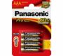 baterie Panasonic tužkové AAA (blistr 4ks)