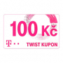 T-Mobile dobíjecí kupon Twist 100 Kč