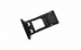 originální držák SIM karty + paměťové karty Sony F5321 Xperia X Compact black