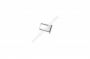 originální držák nano SIM karty Apple iPhone 7 silver SWAP