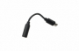 univerzální adaptér microUSB - 3,5mm jack černá