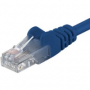 síťový UTP kabel PremiumCord Patch RJ45-RJ45 Cat.5e, 50cm modrá