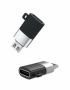 XO adaptér NB149-C USB-C/microUSB black