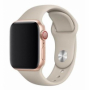 originální výměnný silikonový pásek Apple Sport Band Starlight pro Apple Watch 38mm, 40mm, 41mm