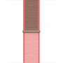 originální výměnný provlékací pásek Apple Sport Loop Band Neon Pink pro Apple Watch 38mm, 40mm, 41mm