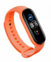 Devia výměnný silikonový pásek pro Xiaomi Mi Band 5, Mi Band 6, Smart band 7 orange