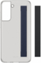 originální pouzdro Samsung Slim Strap Cover grey pro Samsung G990B Galaxy S21 FE 5G - 