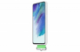 originální pouzdro Samsung Silicone Cover with Strap pro Samsung G990B Galaxy S21 FE bílá