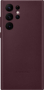 originální pouzdro Samsung Leather Cover burgundy pro Samsung S908B Galaxy S22 Ultra 5G - 