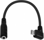 univerzální Jekod adaptér microUSB - 3,5mm jack black