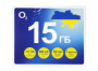 O2 SIM karta GO Ukrajina 15GB - Kredit 50Kč - 