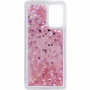 iWill pouzdro Glitter Liquid Heart pink pro Samsung A725F Galaxy A72