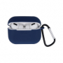 Pouzdro Silicone Case s karabinou pro Apple AirPods 2021 MagSafe blue