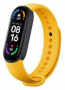 originální výměnný silikonový pásek pro Xiaomi Mi Band 5, Mi Band 6, Smart band 7 yellow