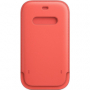 originální pouzdro Apple Leather Sleeve s MagSafe pro Apple iPhone 12, 12 Pro red