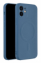 Jekod pouzdro Silicone Mag Cover pro Apple iPhone 12 modrá