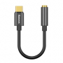 Audio adaptér Baseus L54 USB-C - jack 3,5mm black