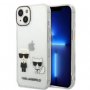 Karl Lagerfeld pouzdro PC/TPU Ikonik Karl & Choupette transparent pro Apple iPhone 14