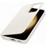 originální flipové pouzdro Samsung Smart View white pro Samsung S916B Galaxy S23 Plus