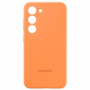 originální pouzdro Samsung Silicone Cover orange pro Samsung S916B Galaxy S23 Plus