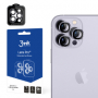 ochranné tvrzené sklo na sklíčko kamery s kovovým rámečkem 3mK violet pro Apple iPhone 14 Pro, iPhone 14 Pro Max - 