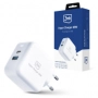 nabíječka 3mk Hyper Charger 68W s výstupem USB-C PD3.0 a USB-A QC3.0 50W+18W white - 