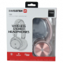 bluetooth stereo sluchátka Swissten Trix pink - 