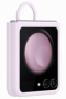 originální pouzdro Samsung Silicone Case with Ring pro Samsung Galaxy Z Flip5 5G violet - 