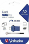 Flash disk Verbatim 32GB USB-A/USB-C 3.0 110MB/s - 
