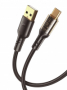 Datový kabel XO NB229 USB-C 1m 2.4A black