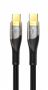 Datový kabel XO NB-Q223B USB-C / USB-C 60W 2.5A černá 1m