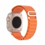Dux Ducis výměnný nylonový pásek alpský tah pro Apple Watch, Watch 2, 3, 4, 5, 6, 7, 8, 9, SE, SE 2. gen, verze 38, 40, 41mm oranžová - 