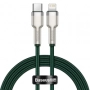 datový kabel Baseus CATLJK-B06 USB-C/Lightning FastCharge 18W green 2m