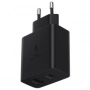 originální duální nabíječka Samsung EP-TA220 Fast Charge s USB-C a USB-A výstupem 35W black - 