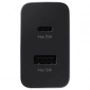 originální duální nabíječka Samsung EP-TA220 Fast Charge s USB-C a USB-A výstupem 35W black - 