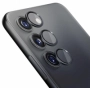 ochranné tvrzené sklo na sklíčko kamery s kovovým rámečkem 3mK black pro Samsung A146P Galaxy A14, A346B Galaxy A34 5G, 3ks