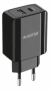 Originální nabíječka Aligator CHPD0004 PD 20W s USB a USB-C výstupem 3A black