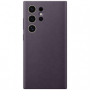 originální pouzdro Samsung Vegan Leather Cover violet pro Samsung S928B Galaxy S24 Ultra 5G