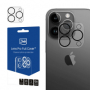 ochranné tvrzené sklo na modul kamery 3mK Lens Pro Full Cover pro Apple iPhone 15 Pro, iPhone 15 Pro Max - 