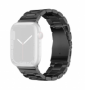 Forcell F-Design FA10 kovový pásek pro Apple Watch Series 1, 2, 3, 4, 5, 6, 7, 8, 9, 10, SE, SE 2, Ultra, Ultra 2 42, 44, 45, 46, 49mm černá