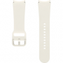 originální výměnný One-Click silikonový pásek Samsung Sport Band S/M 20mm pro Galaxy Watch FE, Watch7, Watch6, Watch6 Classic, Watch5, Watch5 Pro, Watch4, Watch4 Classic 40, 41, 42, 43, 44, 45mm bílá
