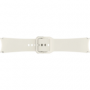 originální výměnný One-Click silikonový pásek Samsung Sport Band S/M 20mm pro Galaxy Watch FE, Watch7, Watch6, Watch6 Classic, Watch5, Watch5 Pro, Watch4, Watch4 Classic 40, 41, 42, 43, 44, 45mm bílá - 