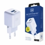 3mk nabíječka GaN Hyper Charger PD3.0/QC4.0 USB-A / USB-C s výstupem 3A/20W bílá - 