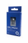 adaptér O2 USB-C / microUSB černá