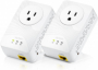 ZyXel HD Powerline adaptér PLA4211 ethernet v zásuvce bílá, 2 kusy