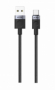iPeax opletený datový kabel USB-A/USB-C 3A 60W černá 1,5m