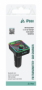 iPeax Bluetooth FM Transmitter do auta s displejem černá - 