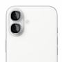 ochranné tvrzené sklo na sklíčko kamery s kovovým rámečkem 3mK pro Apple iPhone 17 stříbrná, 2ks - 
