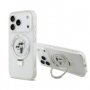 Karl Lagerfeld pouzdro Ringstand Karl and Choupette MagSafe pro Apple iPhone 17 Pro bílá - 