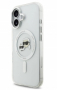Karl Lagerfeld pouzdro IML K&CH Metal Frame MagSafe pro Apple iPhone 17 transparentní
